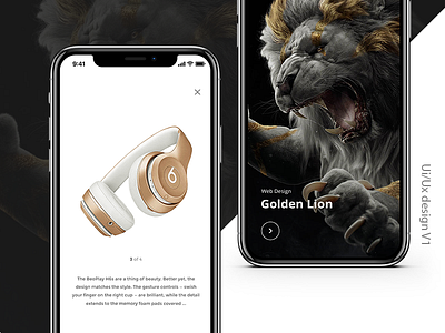 Golden Lion app artstel ios mobile mobileapp ui ux