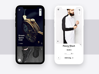 Minimal eCommerce  Mobile app