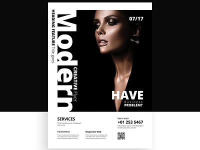 Flayer branding business clean creative design email template flyer flyer design logo modern typography ui ux website