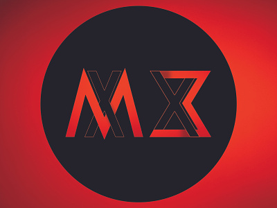 MX logo illustration logo ui