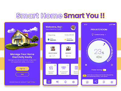 Smart Home App Concept smart home app concept