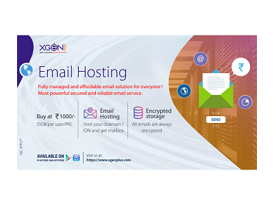 Email Hosting branding design