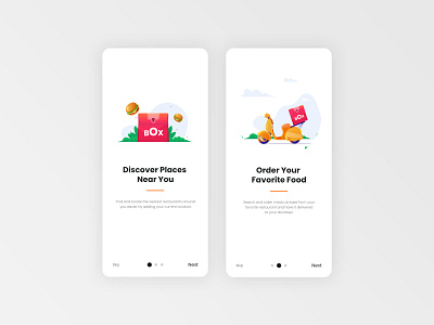 Food Delivery App - Onboarding