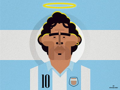 MARADONA character design graphics illustration illustrator maradona motion vector