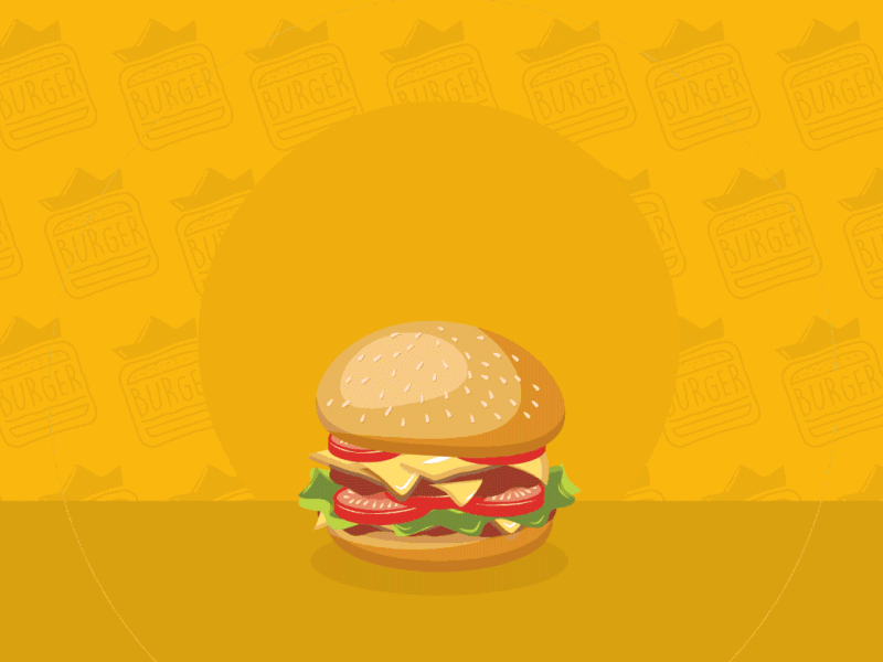 Sandwich Burger 2d animation aniamtion burger food illustation motion sandwich