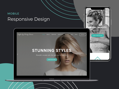 Responsive Web Design graphic design ios mac mobile responsive ui ux web design website