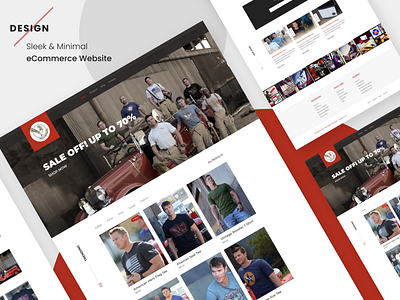 eCommerce Website Design design ecommerce mockup responsive ui ux web design website
