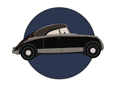 classic car 50s art car cartoon classic classy fashion illustrate old vintange
