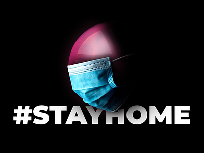 STAY HOME bacteria corona coronavirus covid covid 19 covid19 dribbble dribble earth fear globe logo quarantine social stay stay home stayhome thesocialdistance virus world