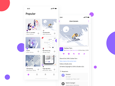 Day006_dribbble App