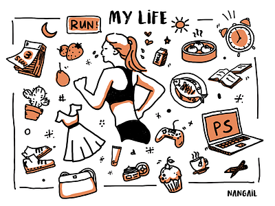 My Life illustration life