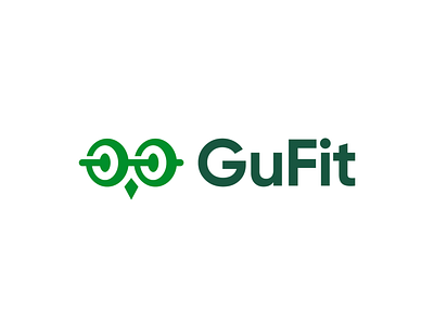 GuFit animal branding design eye fitness geometric graphic design gym logo mark minimal owl strong symbol