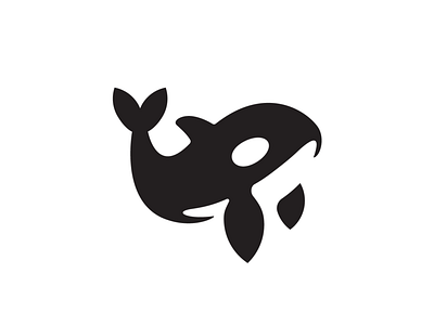 Killer Whale animal black brand branding design icon illustration kill killer whale logo mark minimal whale