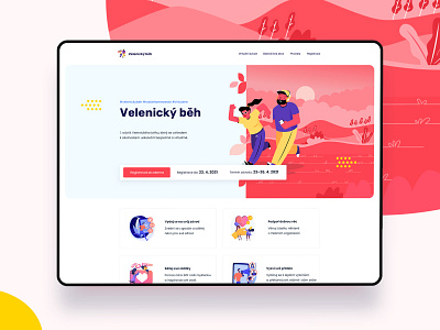 Running Event Web Design