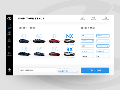 Lexus concept design - find your Lexus automobile bmw cars concept concept design lexus search ui uidesign visual design webdesign