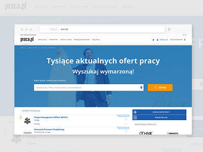 Main search - praca.pl hr main search pielachpawel ui ux web design