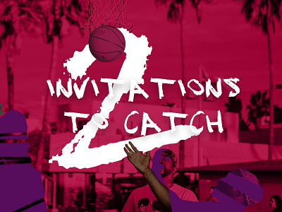 2x invitations to catch! design draft dribbble draft graphic design invitations pielachpawel play