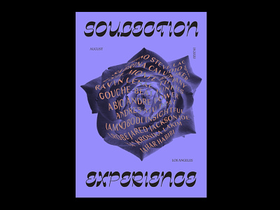 Poster design - Soulection festival graphicdesign poster design