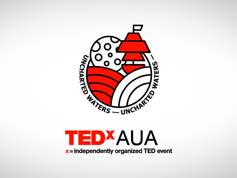 TEDxAUA 2019 Logo Animation logo logoanimation outline ship tedx