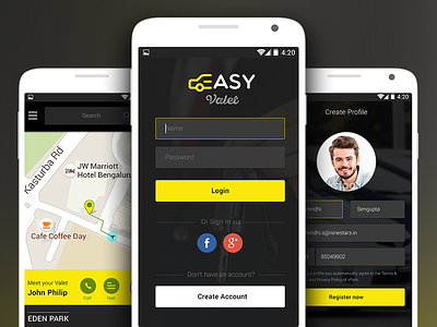 Easy Valet android app valet parking