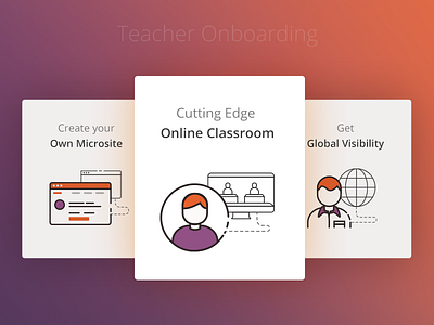 Illustrations for Teacher Onboarding page