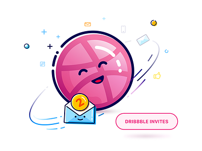 2 Dribbble Invites