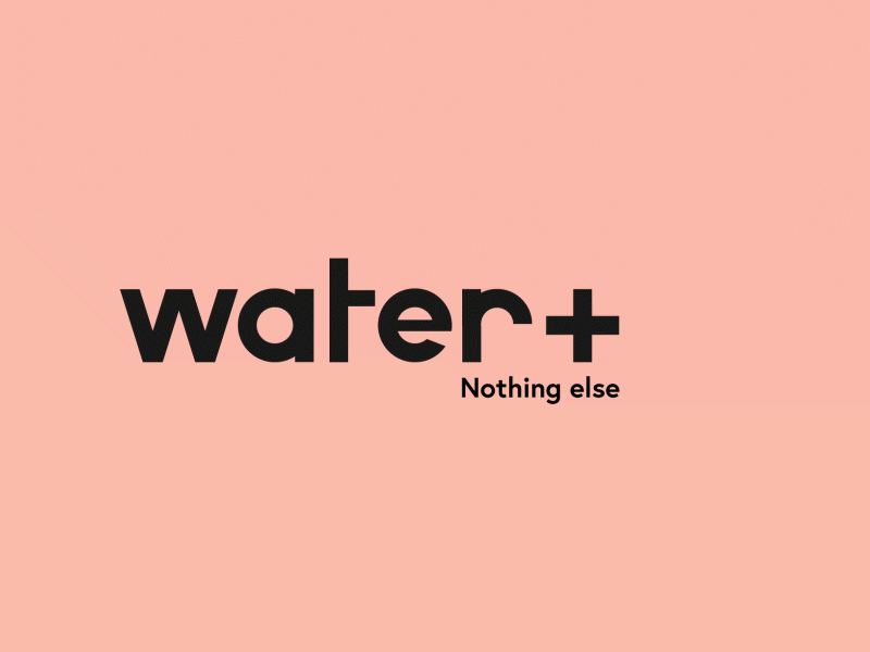 Water Plus animation branding colour design graphic design illustration logodesign water