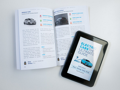 Electric Cars: The Ultimate Guide (interior sample) book books design indesign layout typesetting