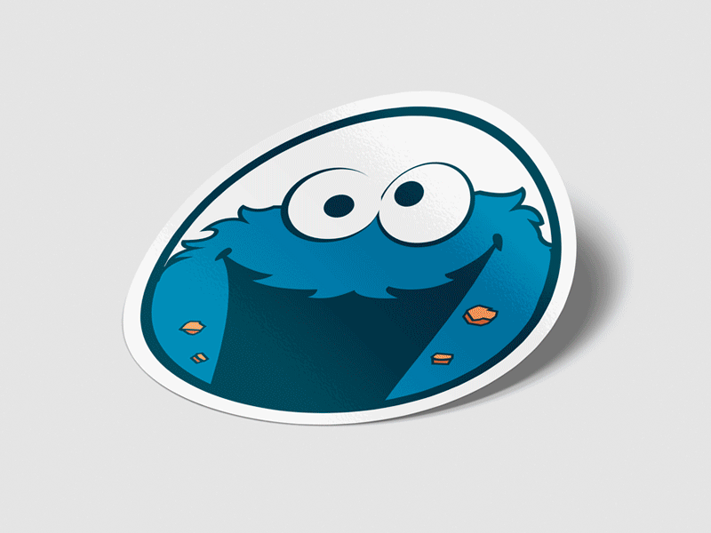 Cookie Sticker cookie cookies design illustration startup sticker sticker design