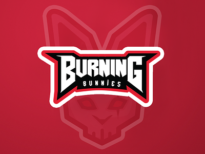 Burning Bunnies E-sport logo avatar e-sport esport illustration logo
