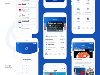 Design Ideas for THAILAND BANKING APP