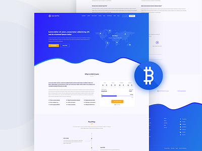 Cryptocurrency Landing Page