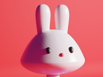 Bunny #nft 3d animation clean crypto design designer graphics illustration motion graphics nft nftart nftcollection nftcollector nfts