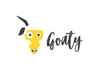 Goaty Logo character design clean design designer drawing graphics illustation logotype product design trendy webdesign