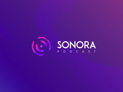 Sonora Podcast graphic design logo