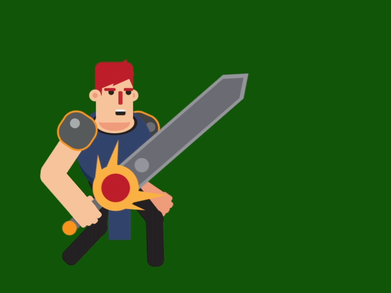 Garen LOL 2d animation flat garen lol