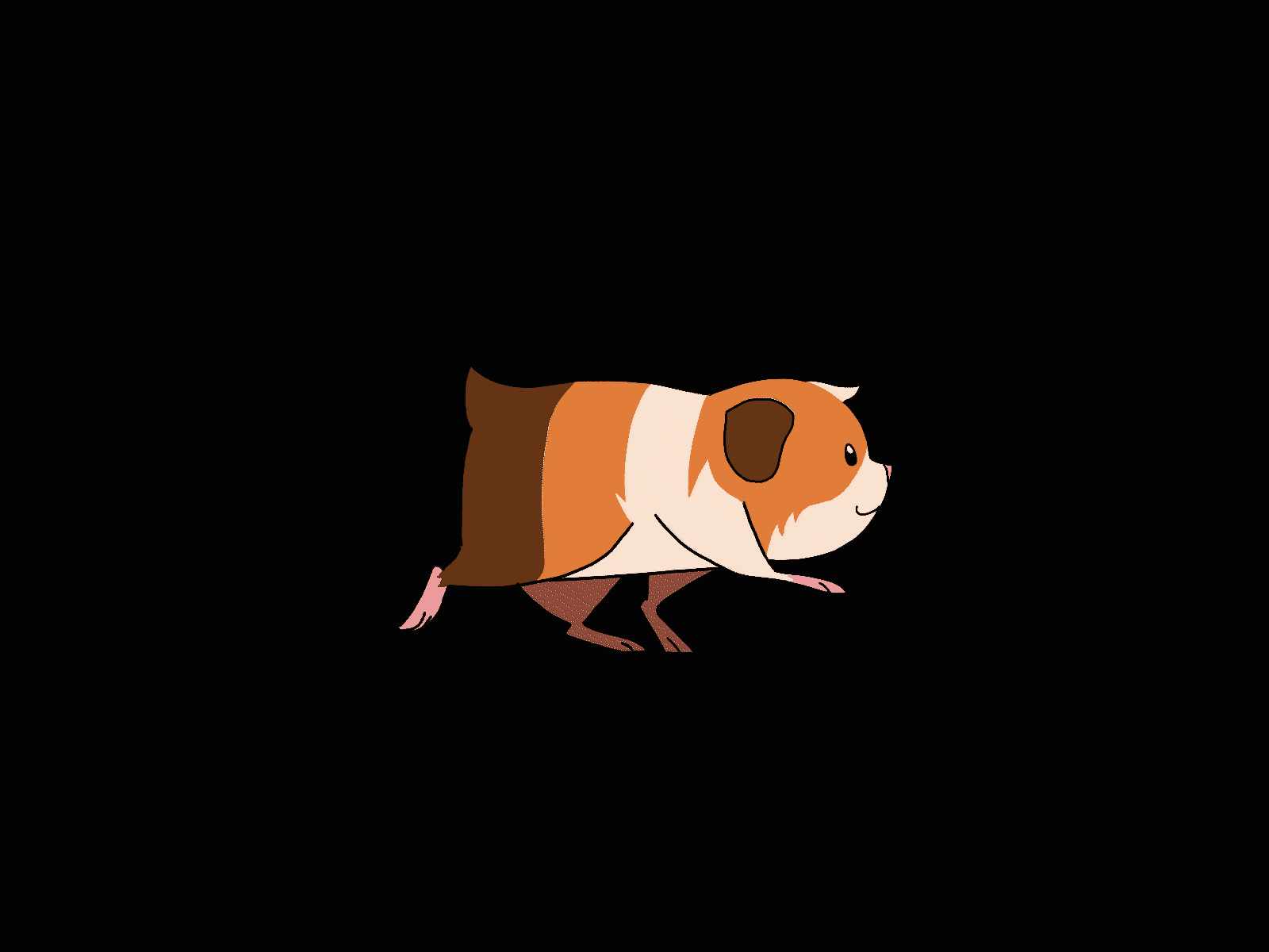 skinny pig cartoon