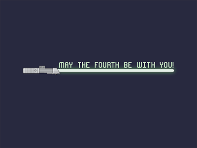 May The Fourth Be With You! (1/365) 365 art challenge daily days design force of star wars