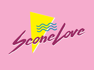 Scone T-shirt Sketch 80s design graphic design illustration retro scones t shirt design