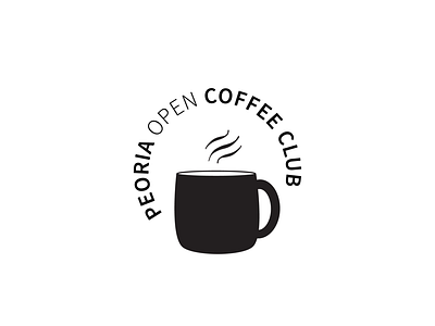 Peoria Open Coffee Club Logo Version 1