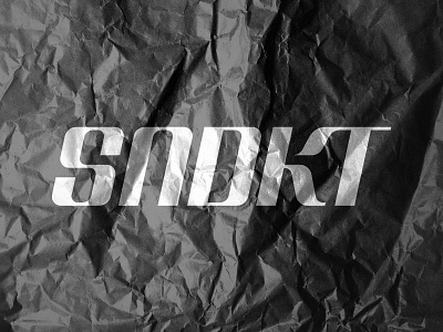 SNDKT brand branding design graphic identity logo logotype sign symbol typography vector