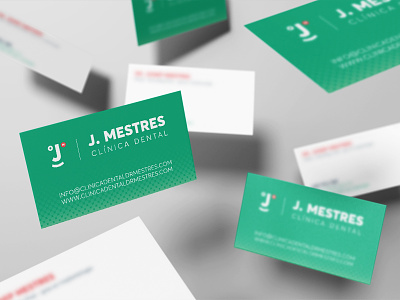 J. Mestres Dental Clinic - Brand design brand branding business card clinic clinica dental logo logotipo logotype marca