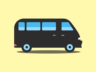 Vaniel Day Lewis band bus car icon music tour van