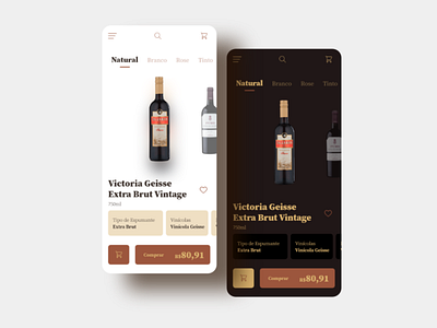 Wine E-commerce app design ecommerce figma ui ux wyne