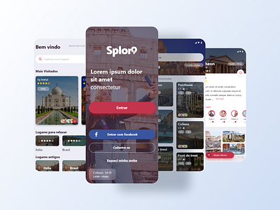 Travel App Concept app concept daily ui design travel ui ux