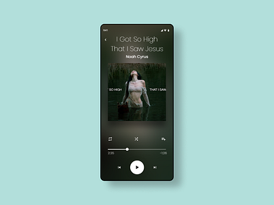 Music App Concept app concept daily ui design figma music player ui ux