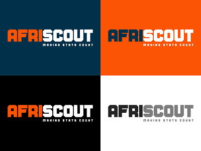 Afriscout Logo Variations branding clean design logo logo design logotype minimal score scouting simple soccer sport sports logo stats vector
