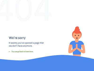 Daily UI #008 - Error 404 Page 404 dailyui error illustration landing page