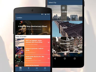 fofomo - Android android concert entertainment events fofomo live music music ui ux