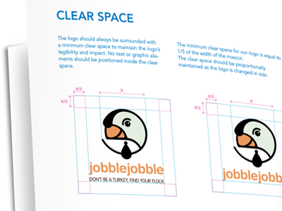 JobbleJobble bird brand branding clear design freelance guidelines logo space turkey website